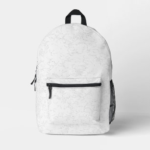 Mochila Impresa Estilo Minimalista de Vuelta al Cole