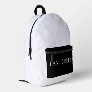 Mochila Impresa Estoy Cansado – Frase Suave y Emocional