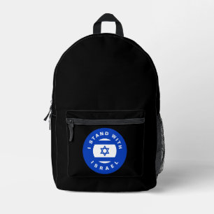 Mochila Impresa Estoy de acuerdo con el texto personalizado de Isr