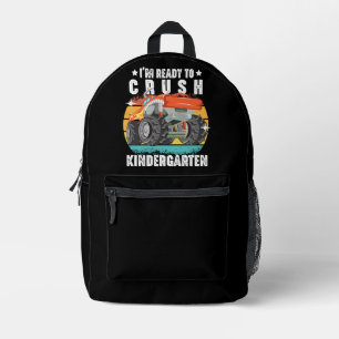 Mochila Impresa Estoy listo para aplastar a los jardines de infanc