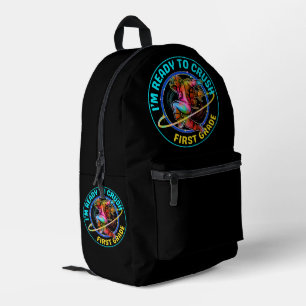 Mochila Impresa Estoy listo para aplastar el primer grado