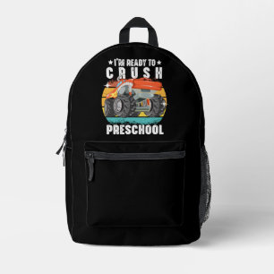 Mochila Impresa Estoy Listo Para Aplastar La Escuela Preescolar De