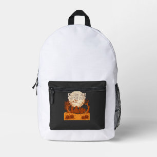 Mochila Impresa Estoy Solo Aquí Boos Halloween Niños Silueta Luna