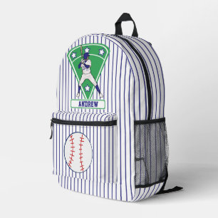 Mochila Impresa Estrella de Batería de Béisbol Personalizada