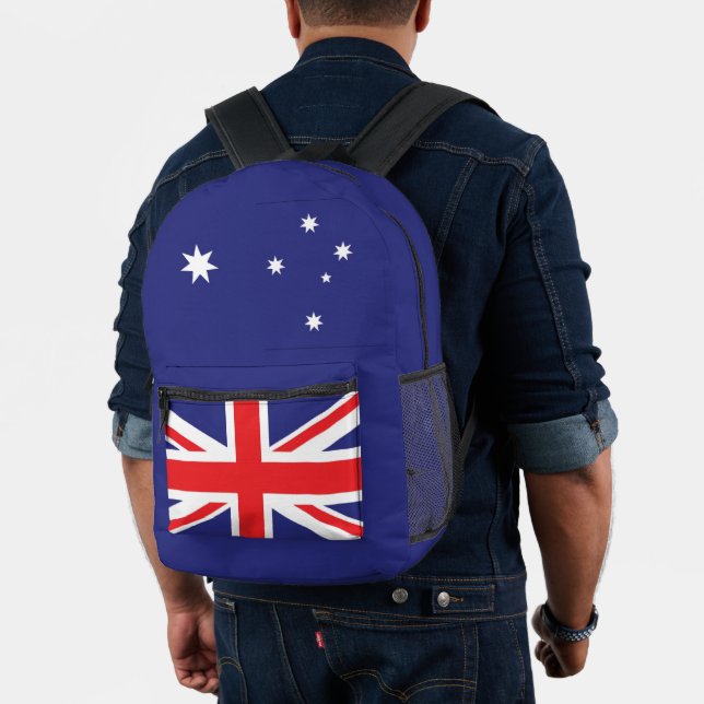 Mochila Impresa Estrella roja de la bandera australiana (Insitu (Modelo))