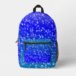 Mochila Impresa Estrellas del cielo azul