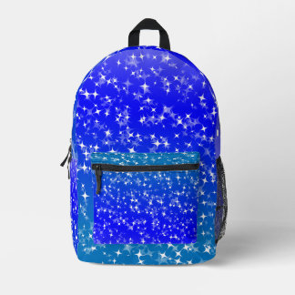 Mochila Impresa Estrellas del cielo azul