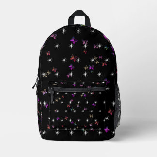 Mochila Impresa estrellas mariposa 