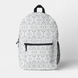 Mochila Impresa Etiquetas de Favor de Boda Elegantes de Damasco Gr