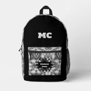 Mochila Impresa Étnica elegante estética abstracta