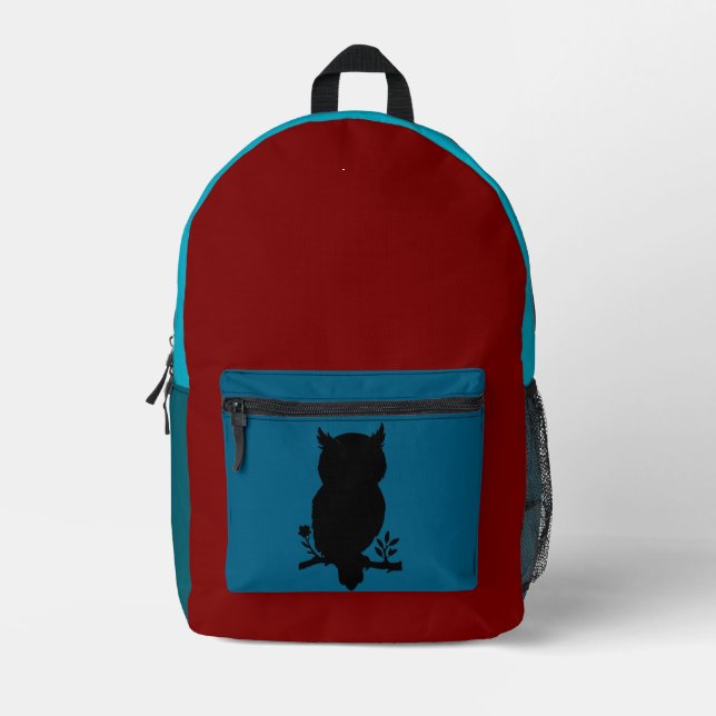 Mochila Impresa Eule - Scherenschnitt (Anverso)