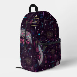 Mochila Impresa Exhibición de fuegos artificiales: Arte abstracto