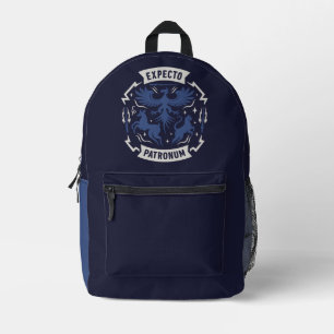 Mochila Impresa Expecto Patronum Gráfico de Silueta Vintage