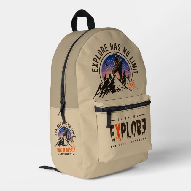 Mochila Impresa Explorador urbano | (Esquina izquierda trasera)