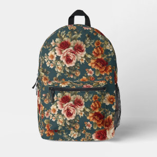 Mochila Impresa Exquisitos Rosas románticos y hermosas flores