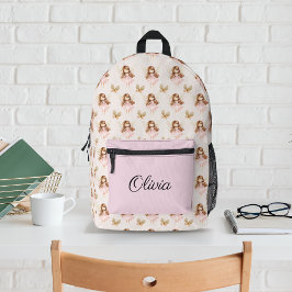 Mochila Impresa Fairy Cute Butterfly Encantado Forest Magic