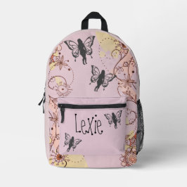 Mochila Impresa Fantasía floral Fe personalizadas