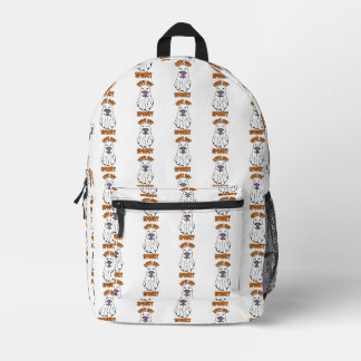 Mochila Impresa Fantasma de Halloween lindo pero espeluznante sost