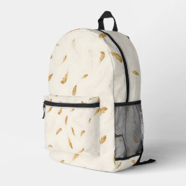 Mochila Impresa Feathers Luxury Modern Boho Collection