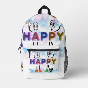 Mochila Impresa Felices Vibes
