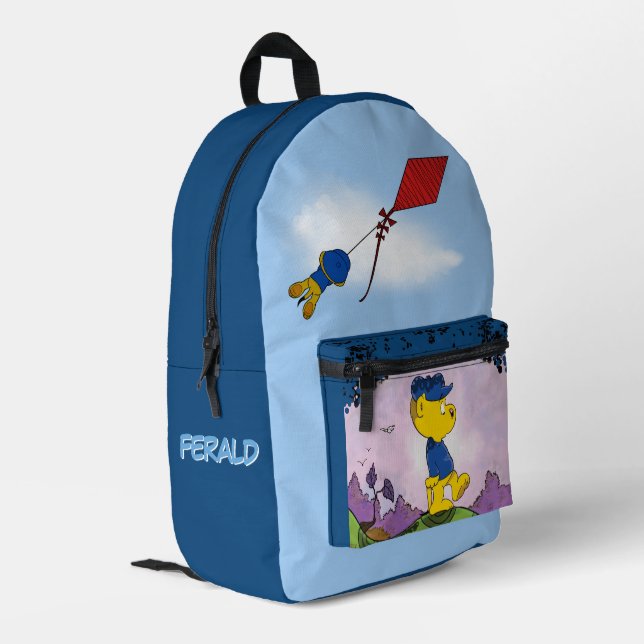 Mochila Impresa Ferald Picture Book (Esquina izquierda trasera)