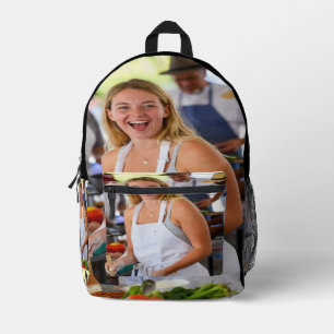Mochila Impresa Feria de Concurso de Cocina Foto Personalizar