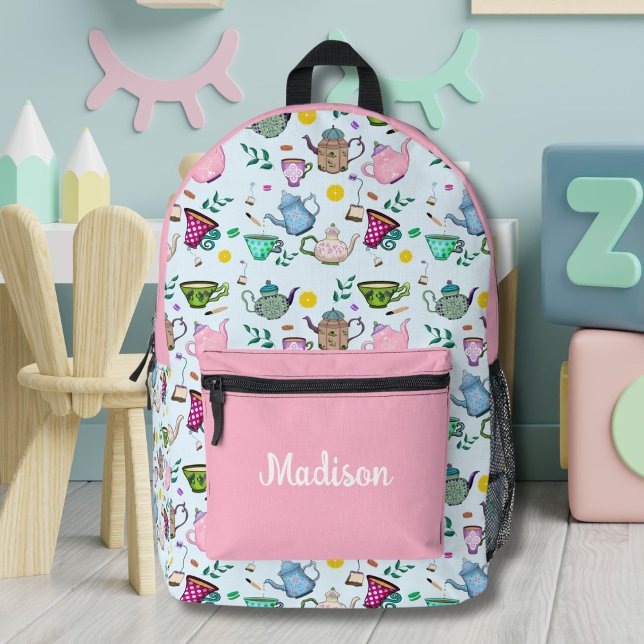 Mochila Impresa Fiesta de té personalizada (Subido por el creador)