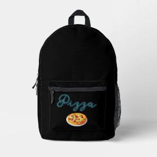 Mochila Impresa Fiesta Neon Glow Pizza personalizado
