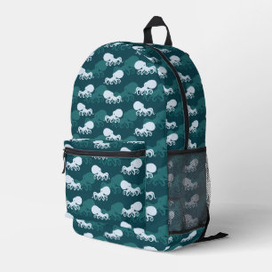 Mochila Impresa Filas Del Patrón Octopus