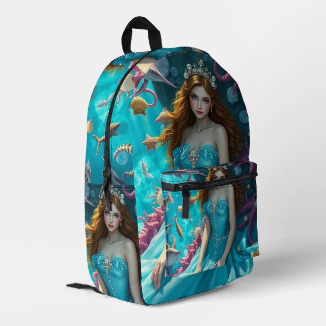 Mochila Impresa  Fira – Die Seesternkönigin (Esquina izquierda trasera)