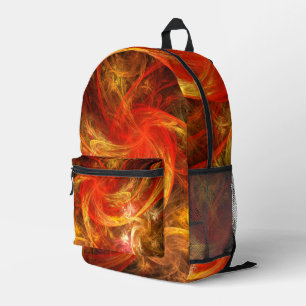 Mochila Impresa Firestorm Nova Resumen Arte