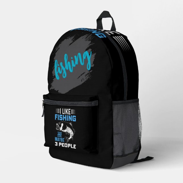 Mochila Impresa Fishing Theme  (Esquina derecha trasera )