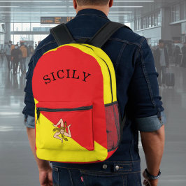 Mochila Impresa Flag of Sicily Sicilian