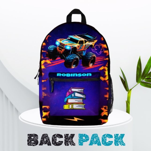 Mochila Impresa Flame Racer Backpack on the roadways (Subido por el creador)