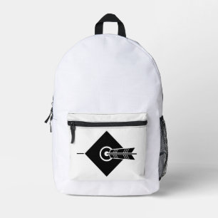 Mochila Impresa Flecha golpea objetivo