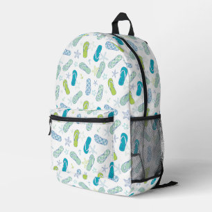 Mochila Impresa Flip Flop Pattern