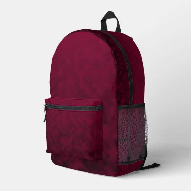 Mochila Impresa Flor Aplastada (Esquina derecha trasera )