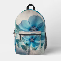 Flor azul etéreo