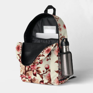 Mochila Impresa Flor de Cerezo