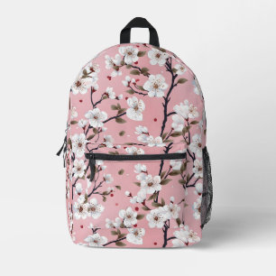 Mochila Impresa Flor de cerezo rosa japonés Sakura floral primaver