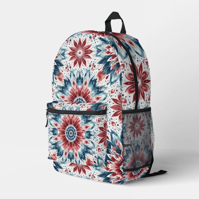 Mochila Impresa Flor de la Independencia (Esquina derecha trasera )