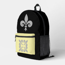 Mochila Impresa Flor de Lis