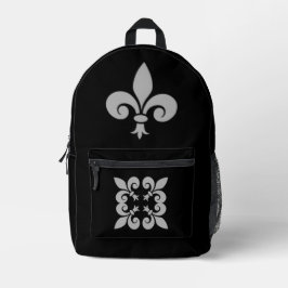 Mochila Impresa Flor de Lis