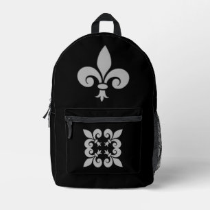 Mochila Impresa Flor de Lis