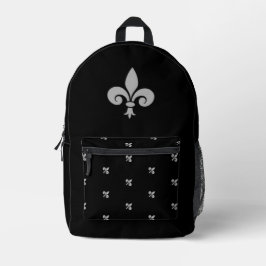 Mochila Impresa Flor de Lis 