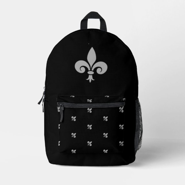 Mochila Impresa Flor de Lis  (Anverso)