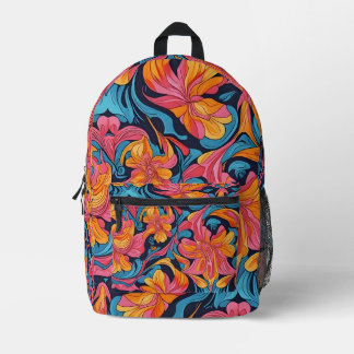 Mochila Impresa "Flora Vivid"