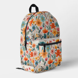 Mochila Impresa Floral