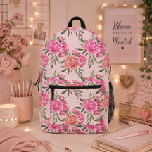 floral de peonía Vintage Blush