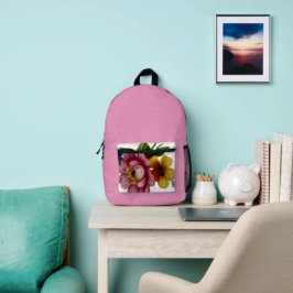 Mochila Impresa Floral Inspirado en Porcelana